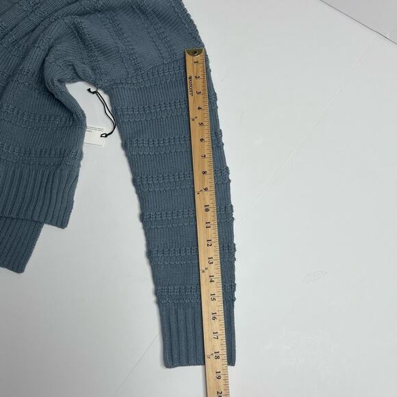 Cupcake And Cashmere Chunky Cable Knit High Low Sweater Oversized Size Small - Picture 6 of 8